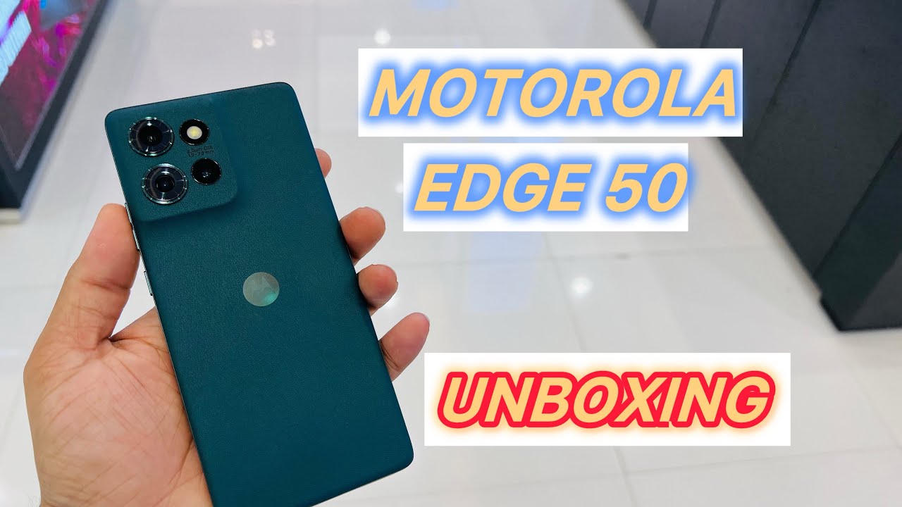 Motorola edge 50 unboxing (military green colour)