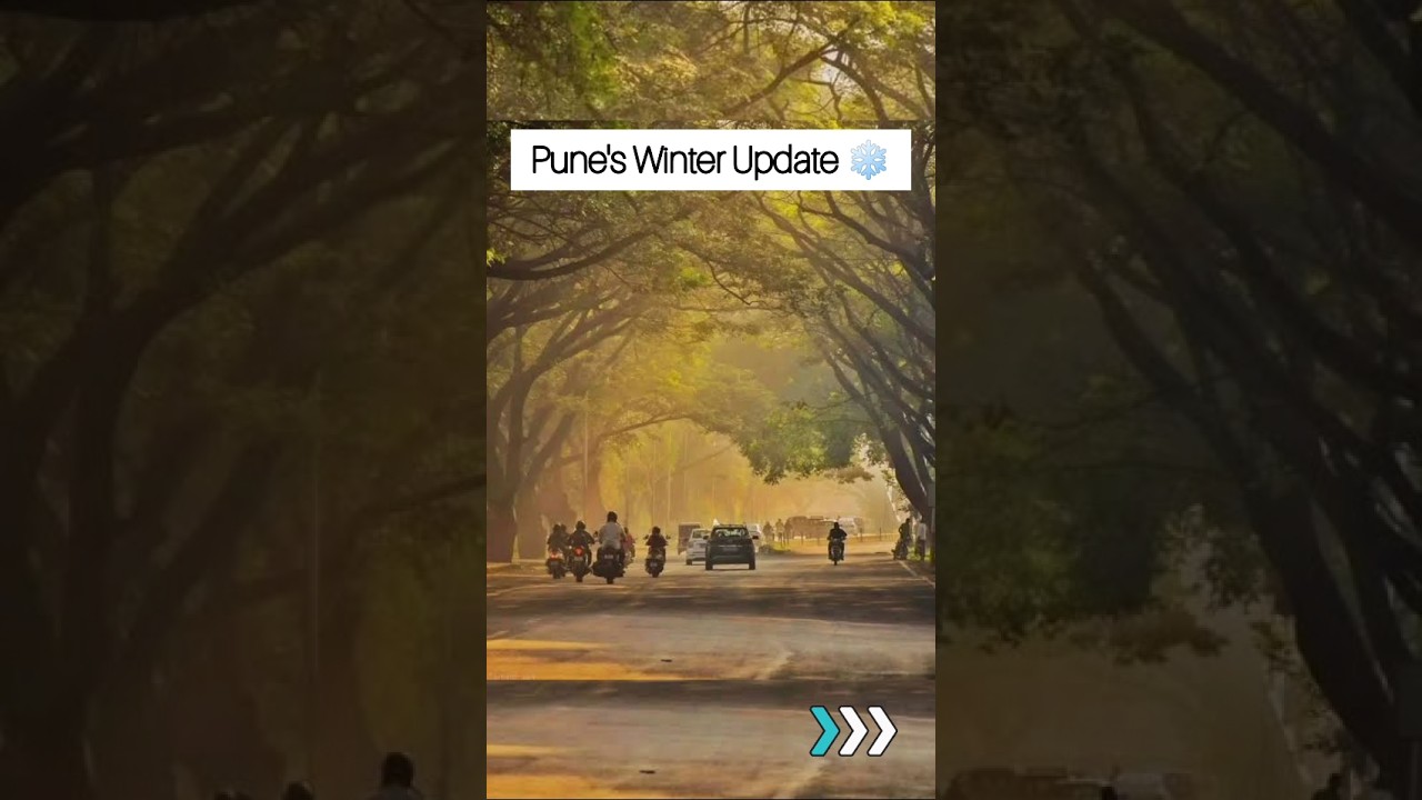 Surprising Pune Weather: Temperature Drops to 8.9&deg;C 🥶!#pune #shorts