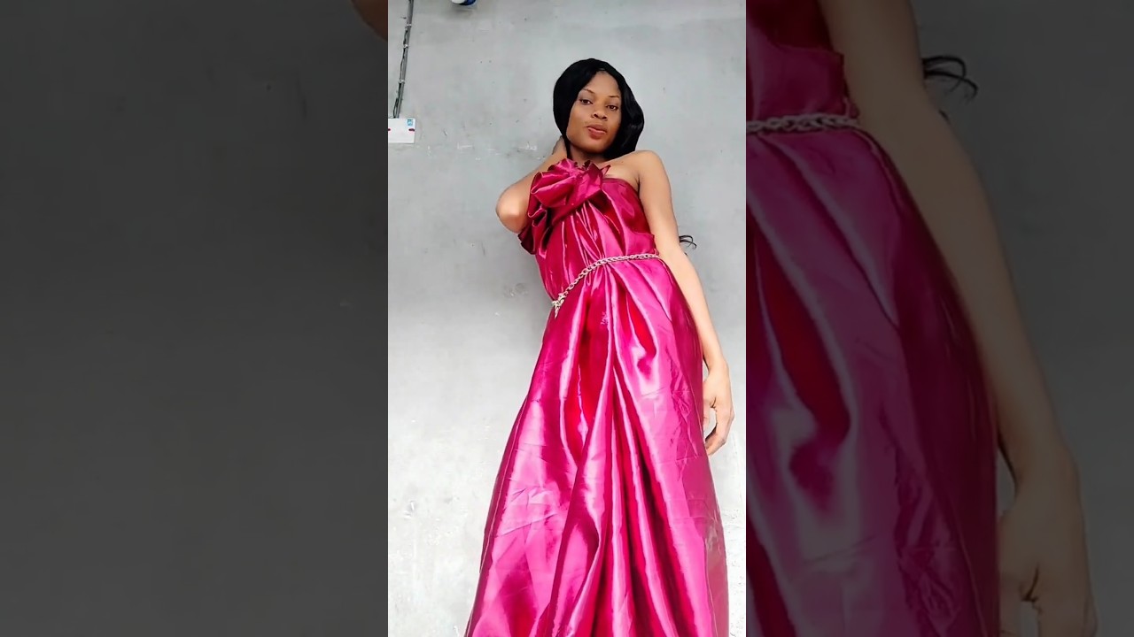 Diy nosew long dress for photoshoot 
