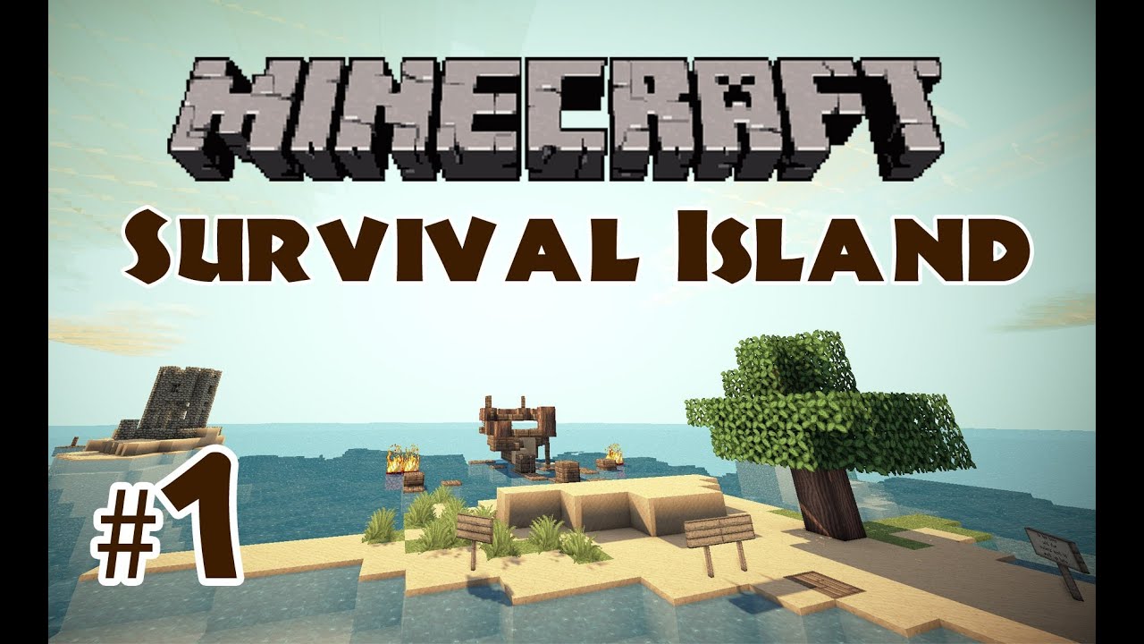 Minecraft Survival Island: Part 1 - Secret Chamber