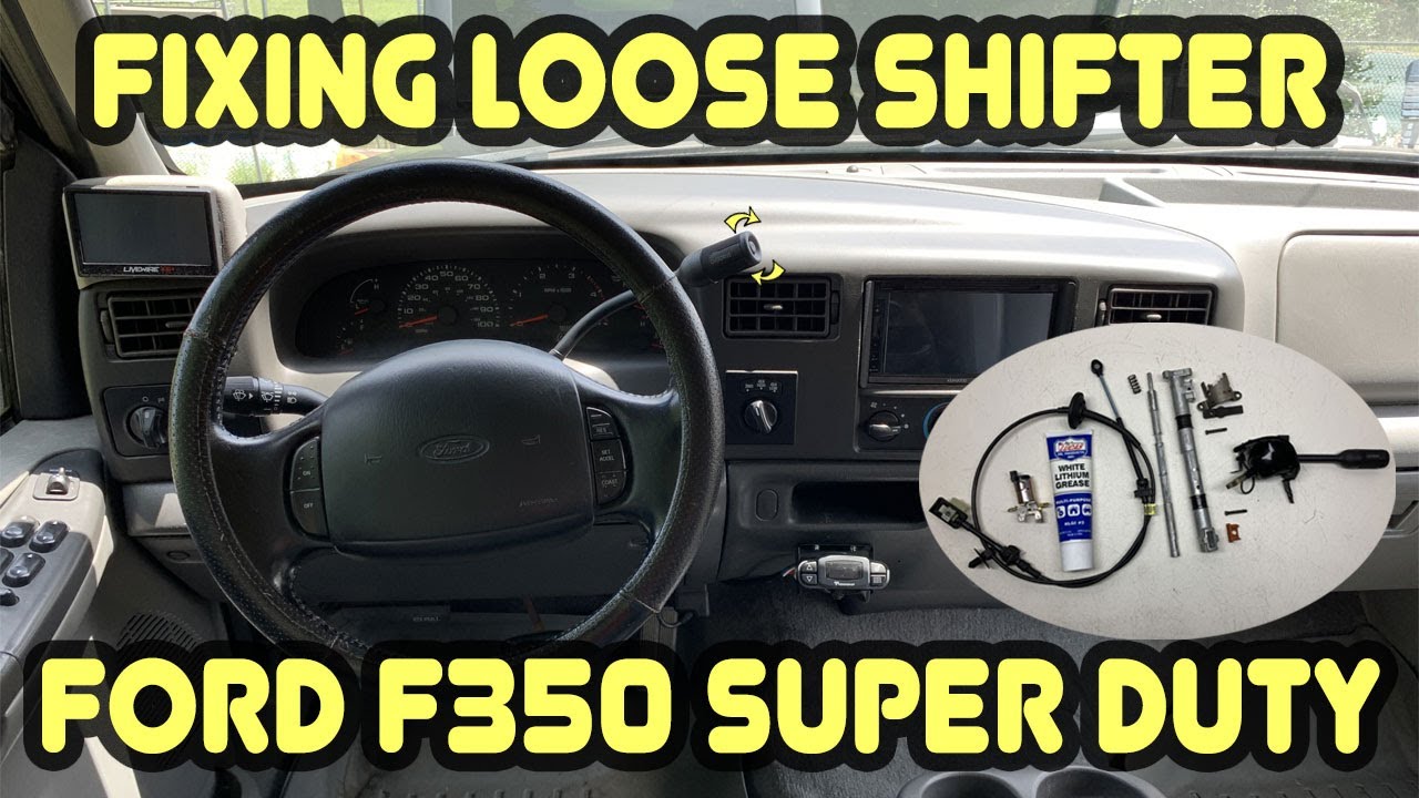 Исправление разболтанного рычага переключения передач на Ford F350 Super Duty 99-04 годов выпуска