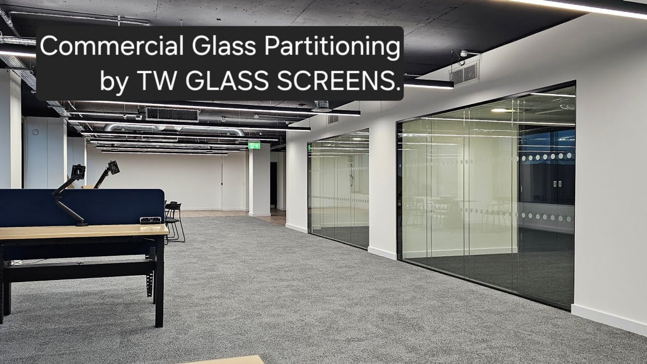 Glass Partitioning by TW GLASS SCREENS. 