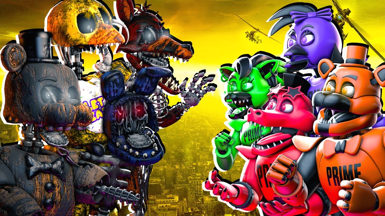 [SFM FNaF] Security Breach Prime vs Ignited