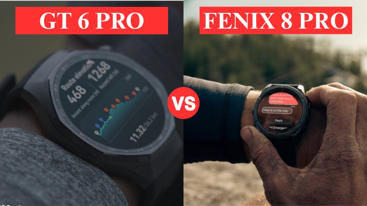 Huawei GT6 Pro vs Garmin Fenix 8 Pro