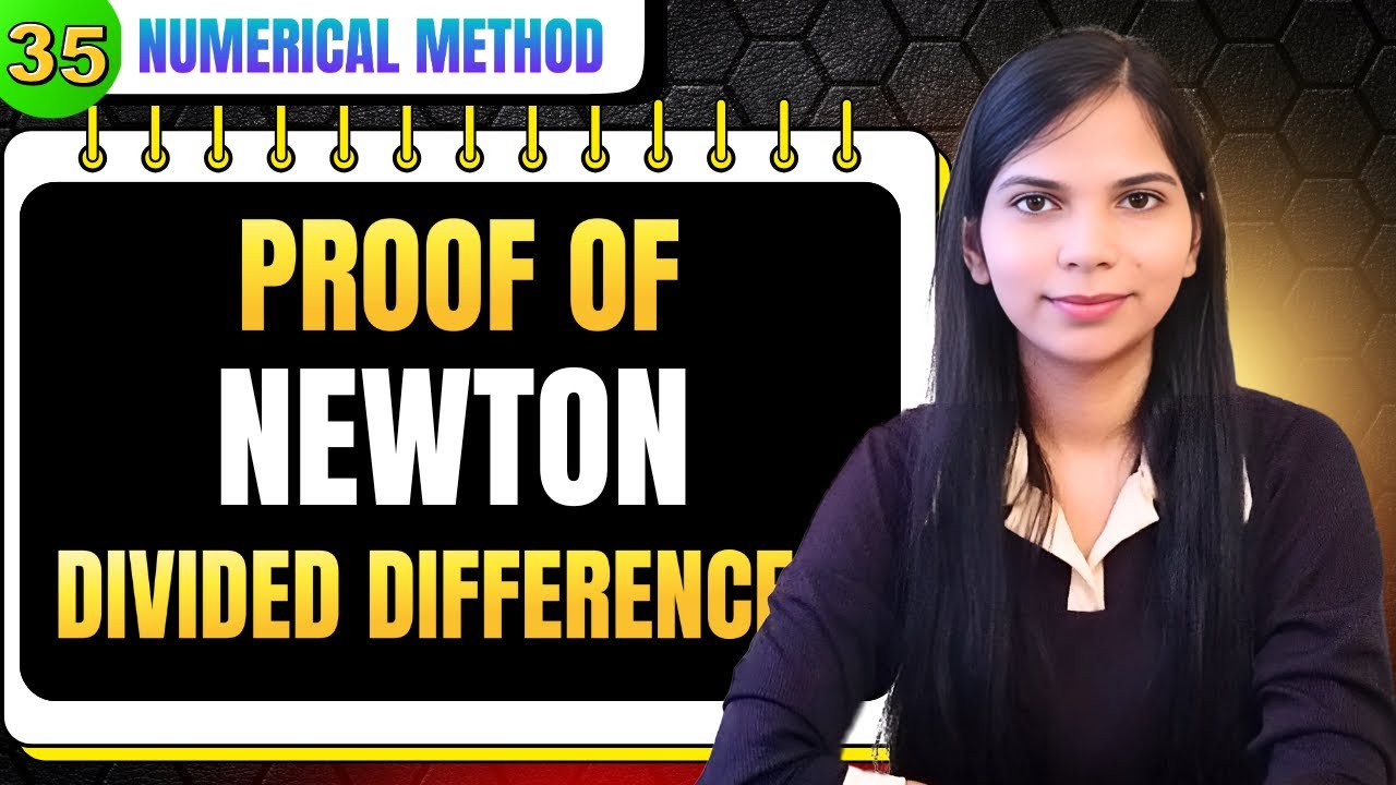 Derivation of Newton Divided Difference Formula | Numerical Method Playlist