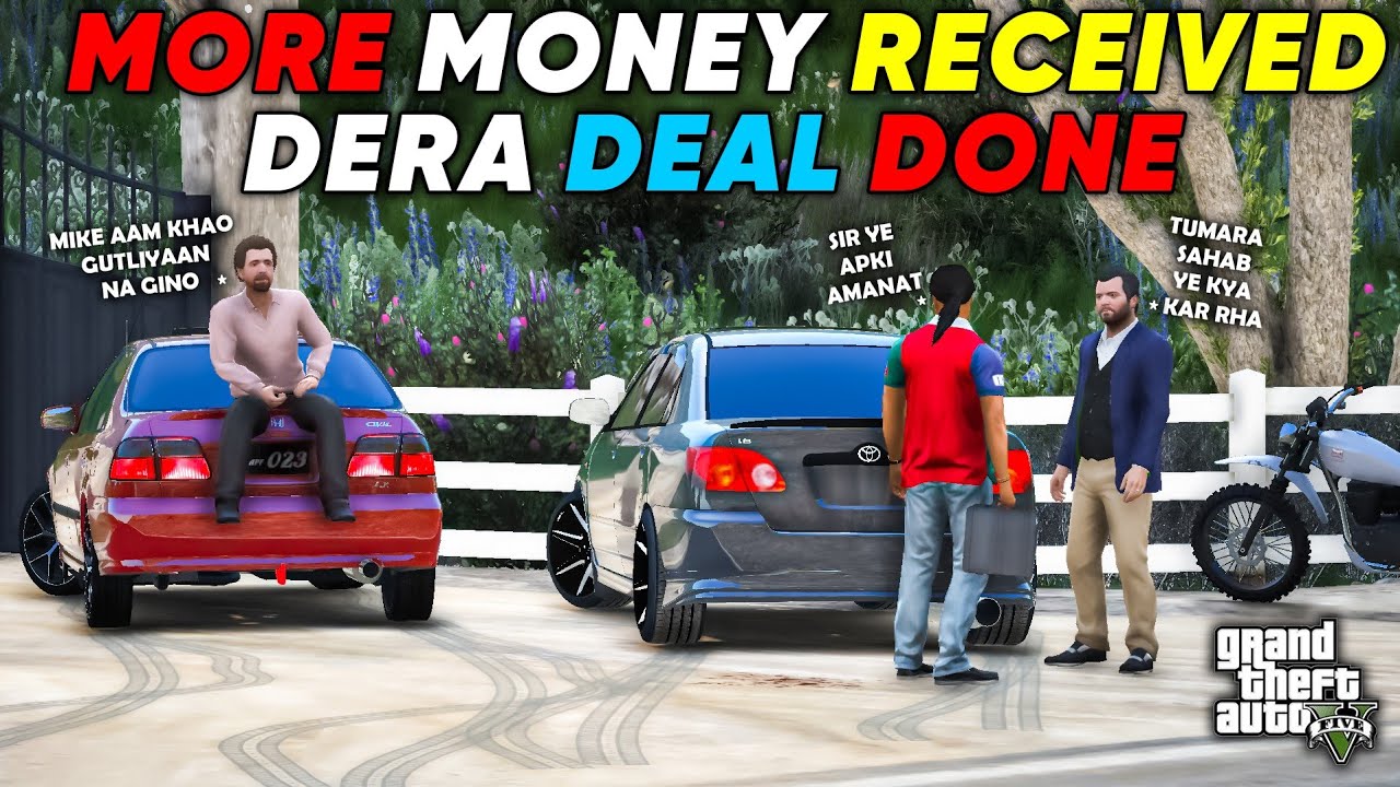 MICHAEL RECEIVED MORE AMOUNT OF MONEY | DERA DEAL DONE |  GTA 5 | Real Life Mods #486 | URDU |