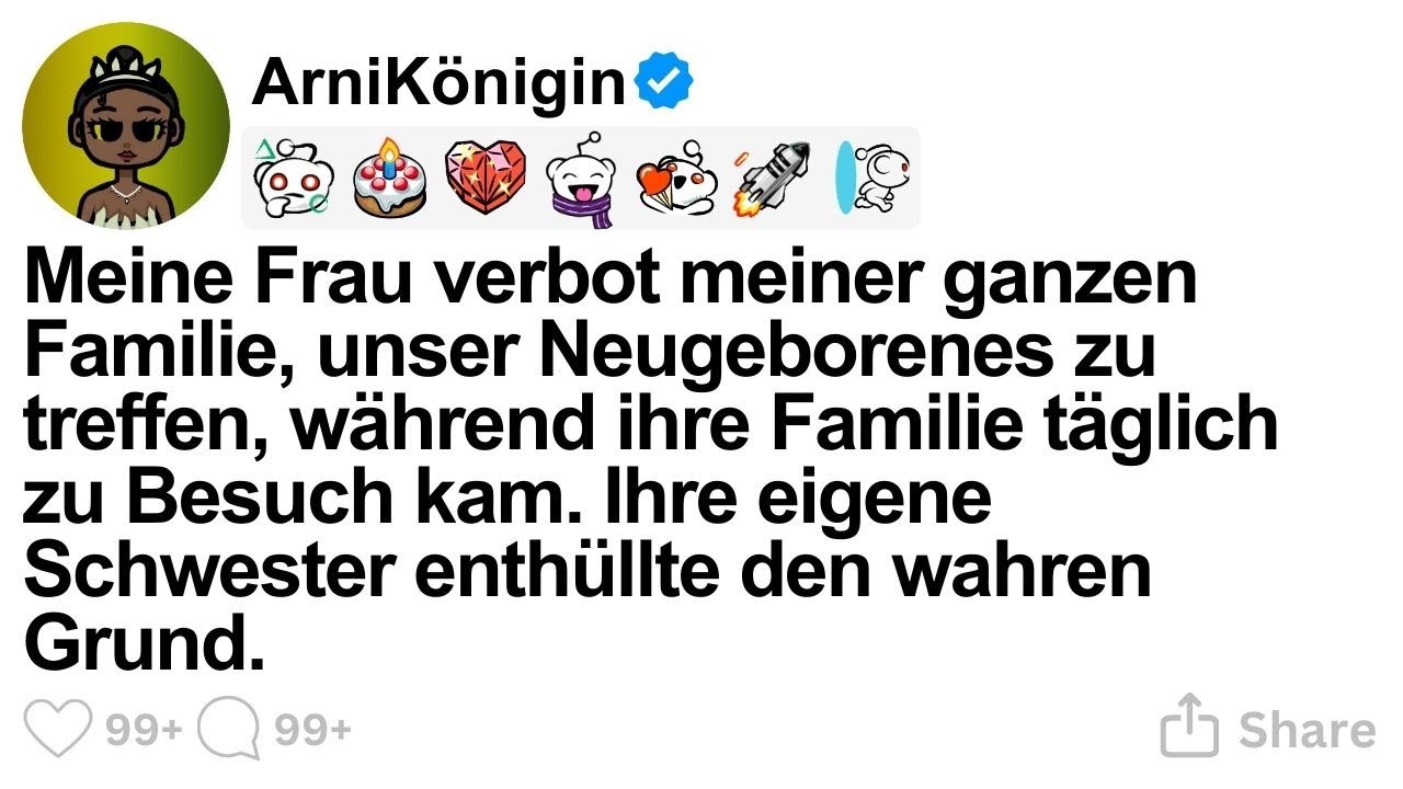 [GANZE STORY] Meine Frau verbot meiner ganzen Familie, unser Neugeborenes zu treffen, währen