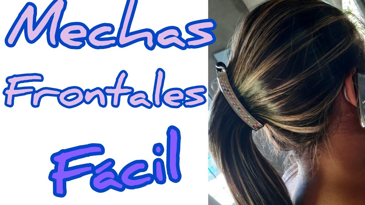 mechas frontales/  mechas con papel aluminio