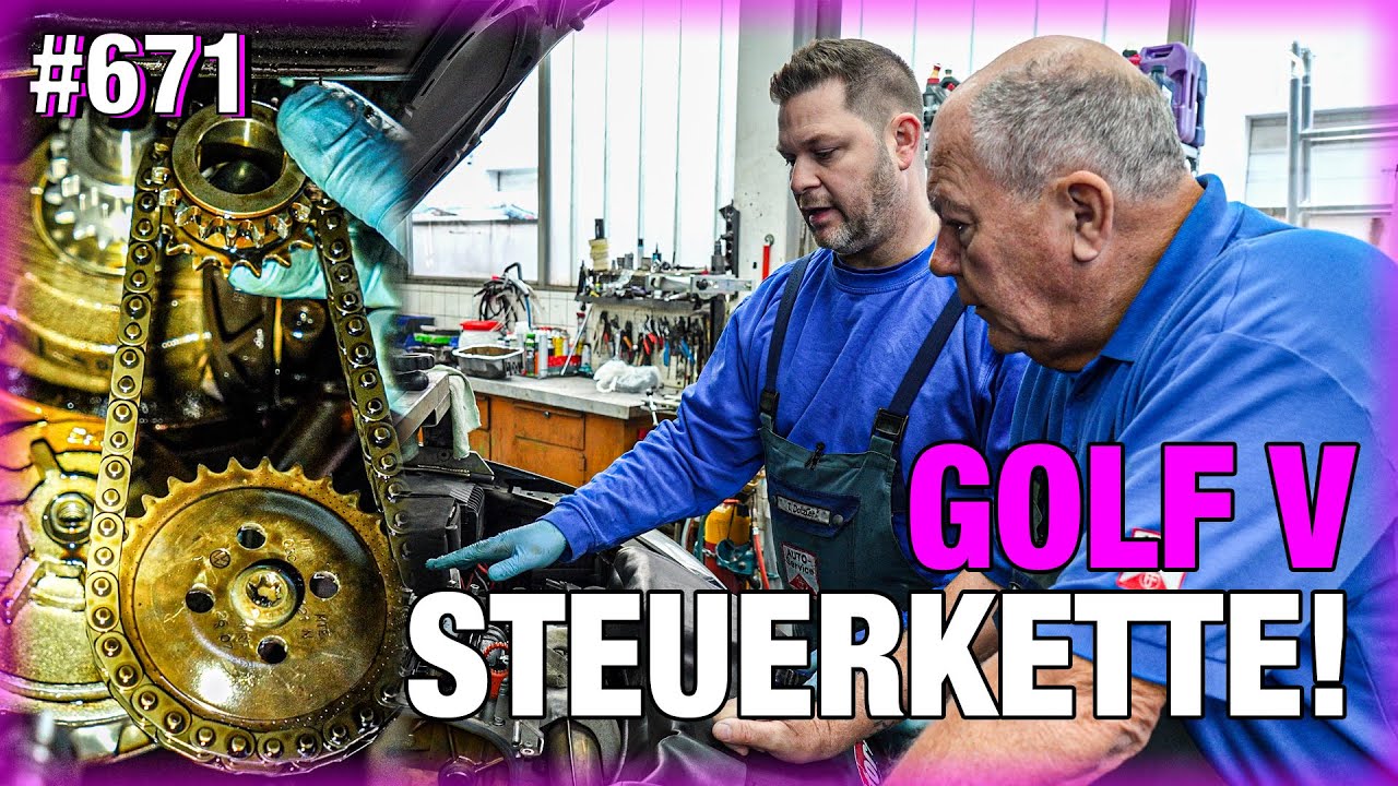 Bei J&Uuml;RGEN: Neue STEUERKETTE f&uuml;r Golf V?! 🙄 | LIVE-DIAGNOSE! Punto l&auml;uft nicht auf allen Zylindern 🤨