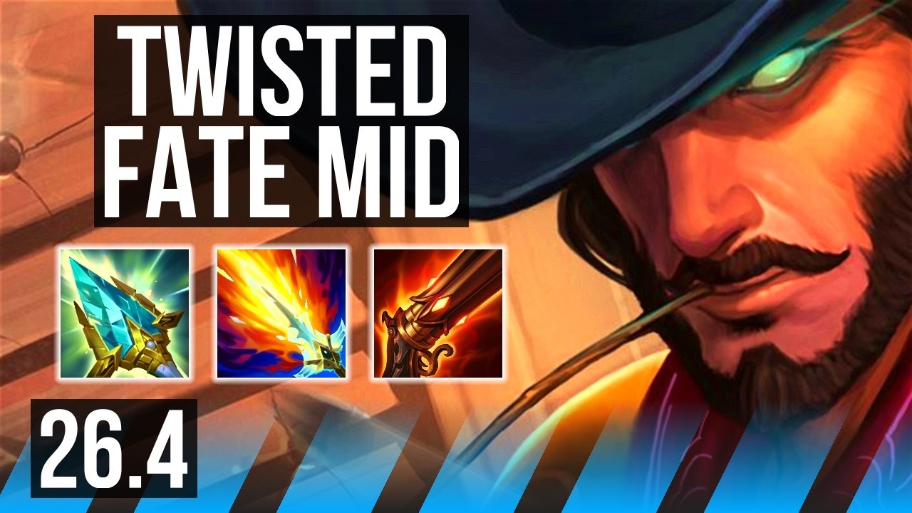 TWISTED FATE vs RENEKTON (MID) | KR Grandmaster | 26.4