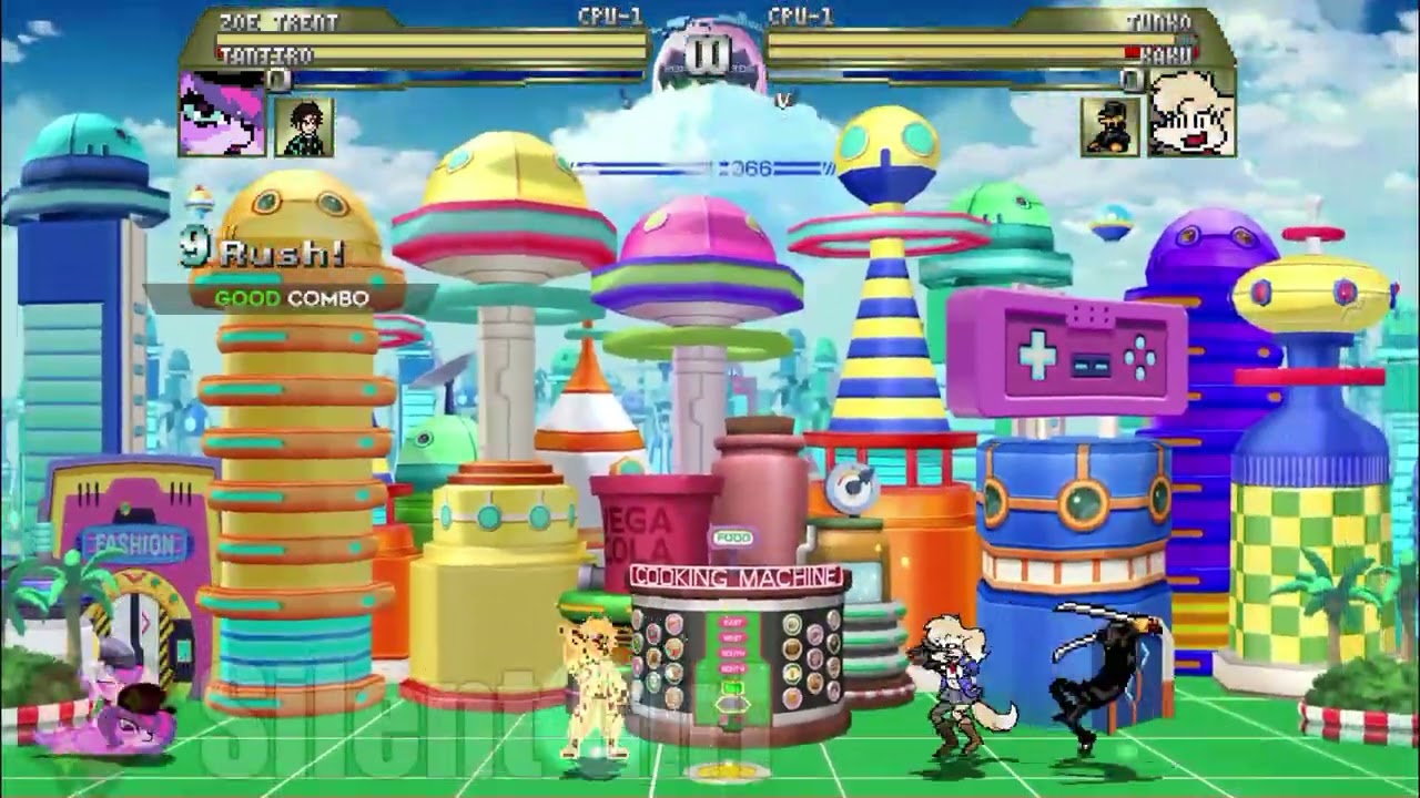 REQUESTED BY @Zasok_53: Zoe Trent and Tanjiro Kamado vs Junko Runeberg and Kaku - Mugen Battle