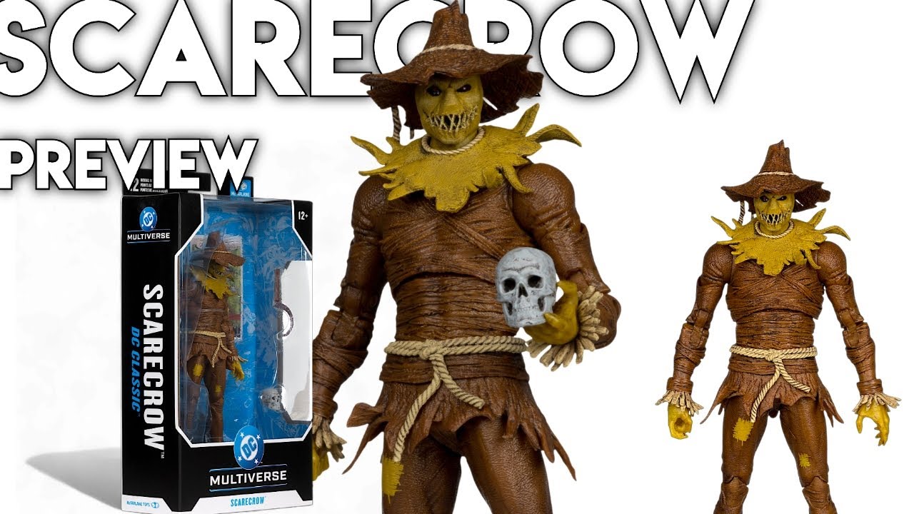 MCFARLANE TOYS DCM DC Classic THE LIVING SCARECROW Carnival Of Criminals Action Figure Preview 
