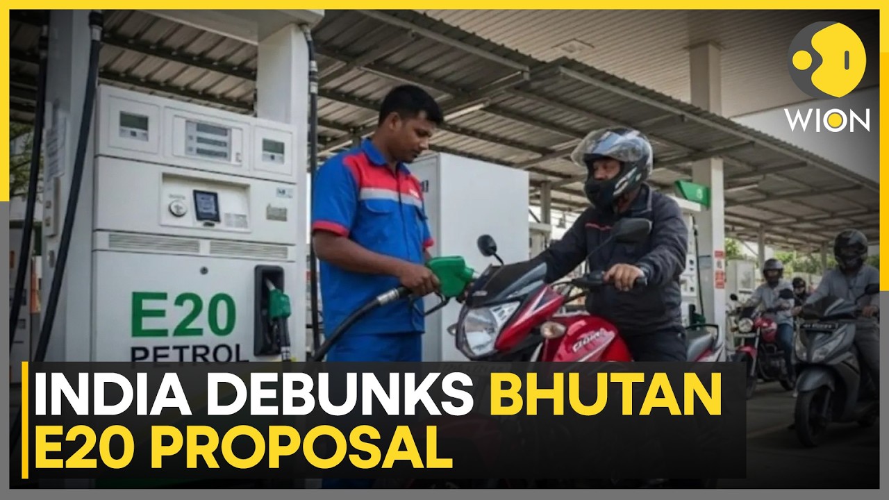 India: No Proposal To Export E20 Petrol to Bhutan | WION News