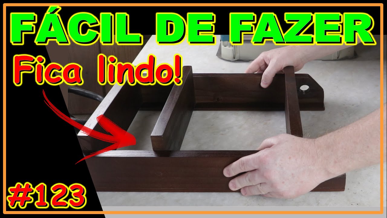 TÃO FÁCIL DE FAZER QUE VOCÊ VAI AMAR (VÍDEO #123) #marcenariacriativa #marcenaria #arteemmadeira
