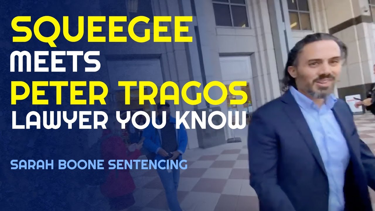Squeegee meets Peter Tragos at Sarah Boone Sentencing
