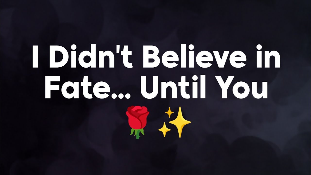 I Didn't Believe in Fate... Until You 🎀✨ A Devoted Man's Realization in Love