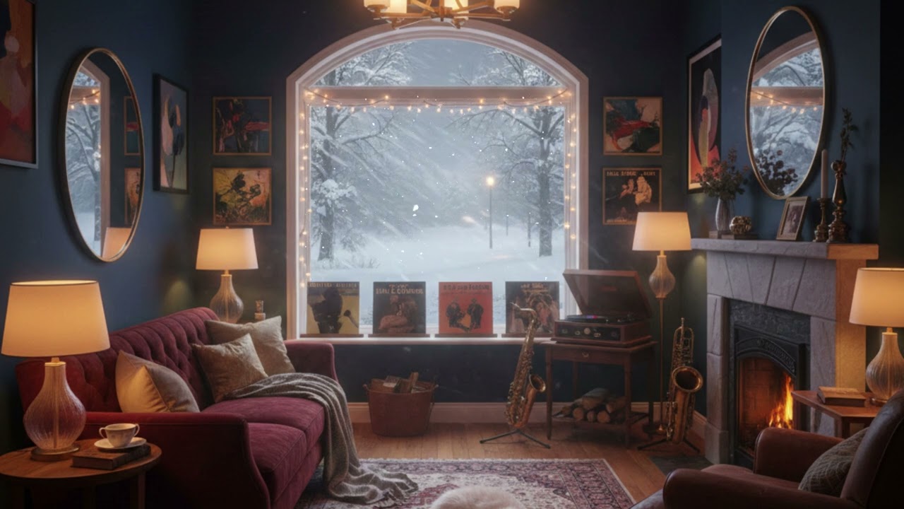 Cold Outside, Warm Hearts ☕ Cozy Jazz for Winter Nights