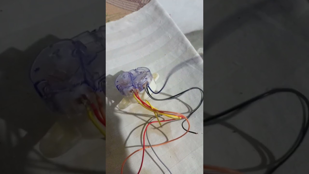 washing machine 6 wire timer connection wire