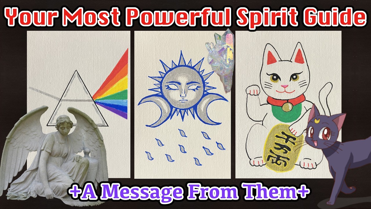 About Your Most Powerful Spirit Guide 🌈🌝🐱 + A Message From Them! ⚡️🦋 Tarot Reading Pick-A-Card