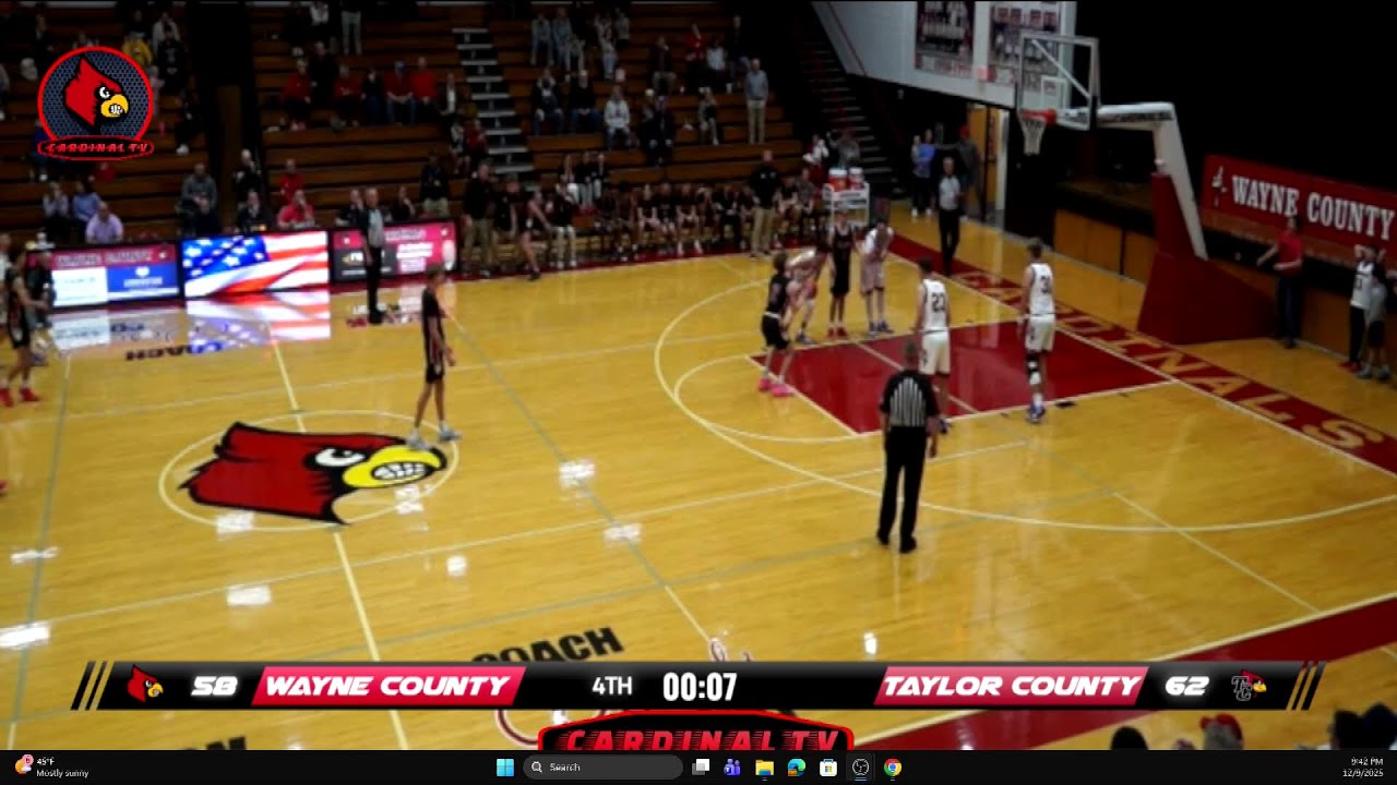 Wayne County Boys and Girls Basketball V.S. Taylor County
