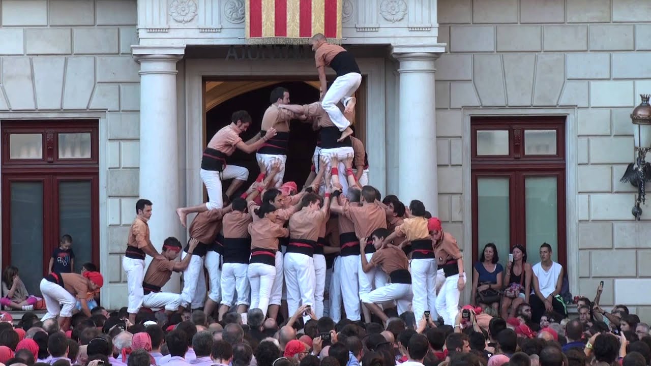 Xiquets de Reus: 3 de 9 amb folre, Mercadal 2013, 20131005