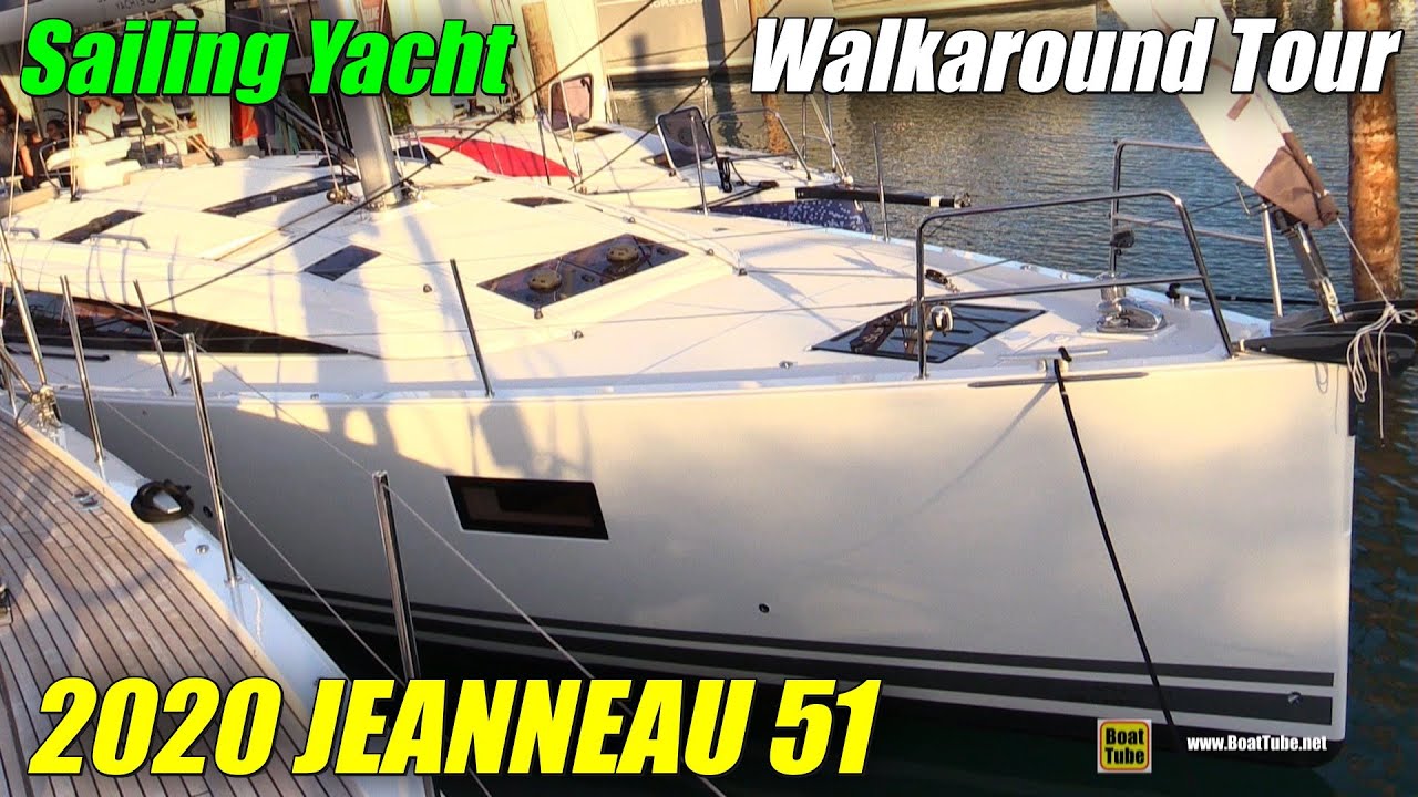 2020 Jeanneau 51 Sailing Yacht - Walkaround Tour - 2020 Miami Boat Show