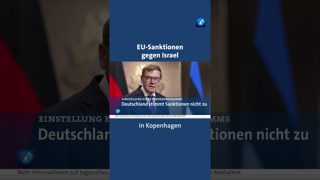 Deutschland möchte bei den EU-Sanktionen gegen Israel nicht mitgehen. 