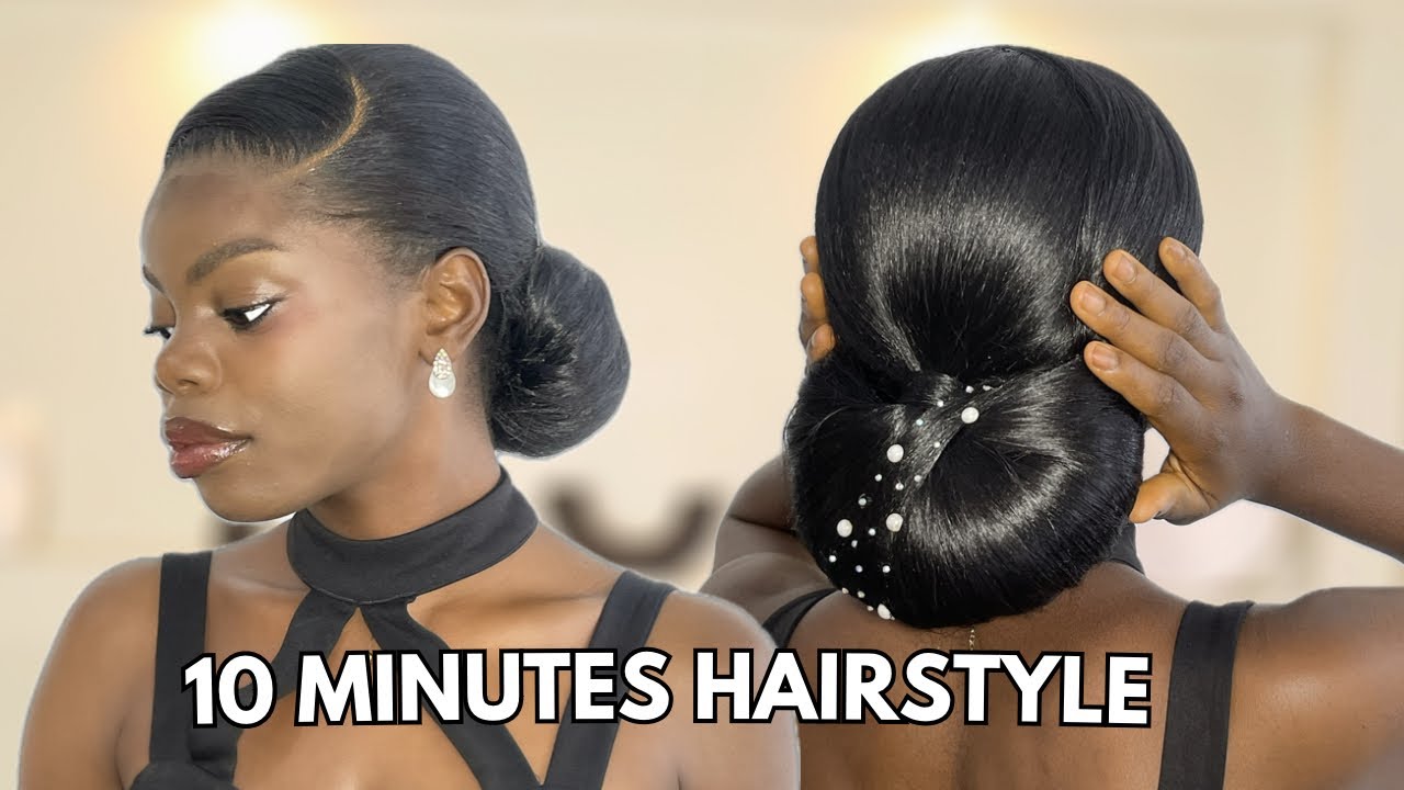 SIMPLE AND EASY BRIDAL HAIR/BEGINNERS FRIENDLY STYLING @slaywithspea 