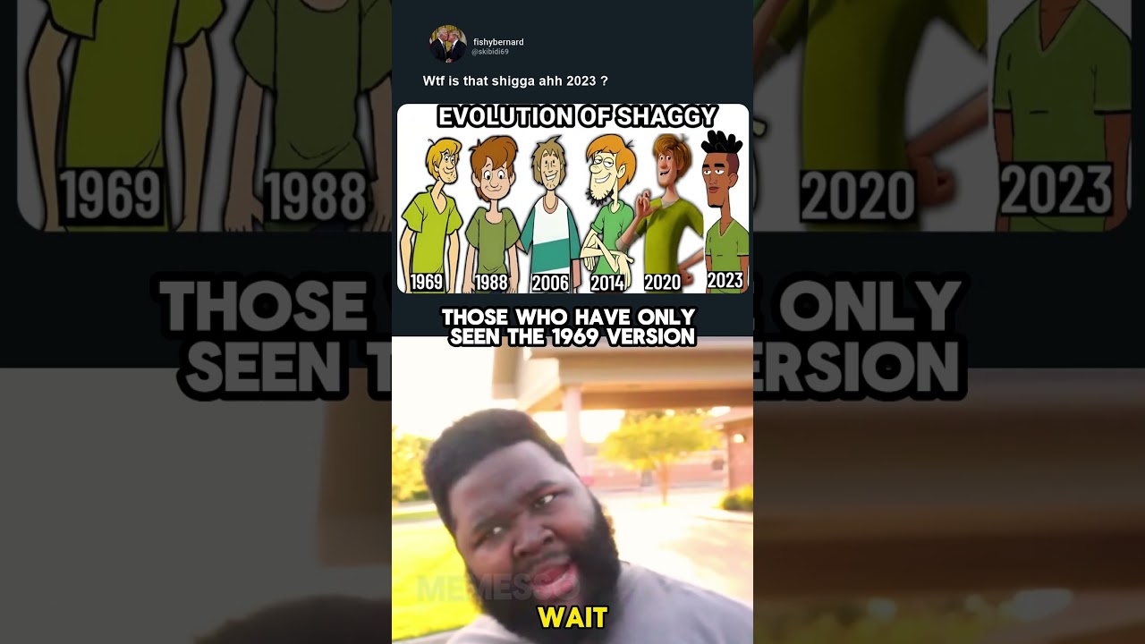 evolution of shaggy