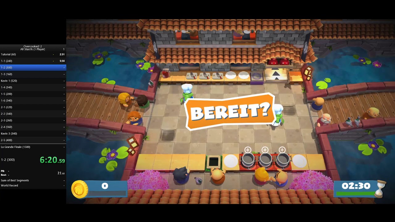 Overcooked! 2 - 1 Player - All Stars Speedrun in 3:27:21