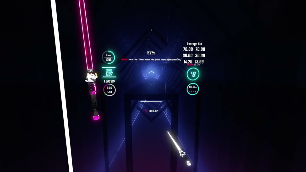 [Beat Saber AI] Stereo Love - 99.20% FC