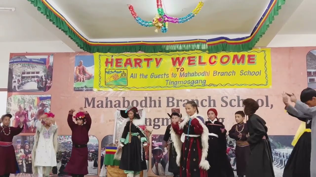 Mahabodhi School Tingmosgang / traditional dance / Children of Devachan / MIMC @ Leh Ladakh - India