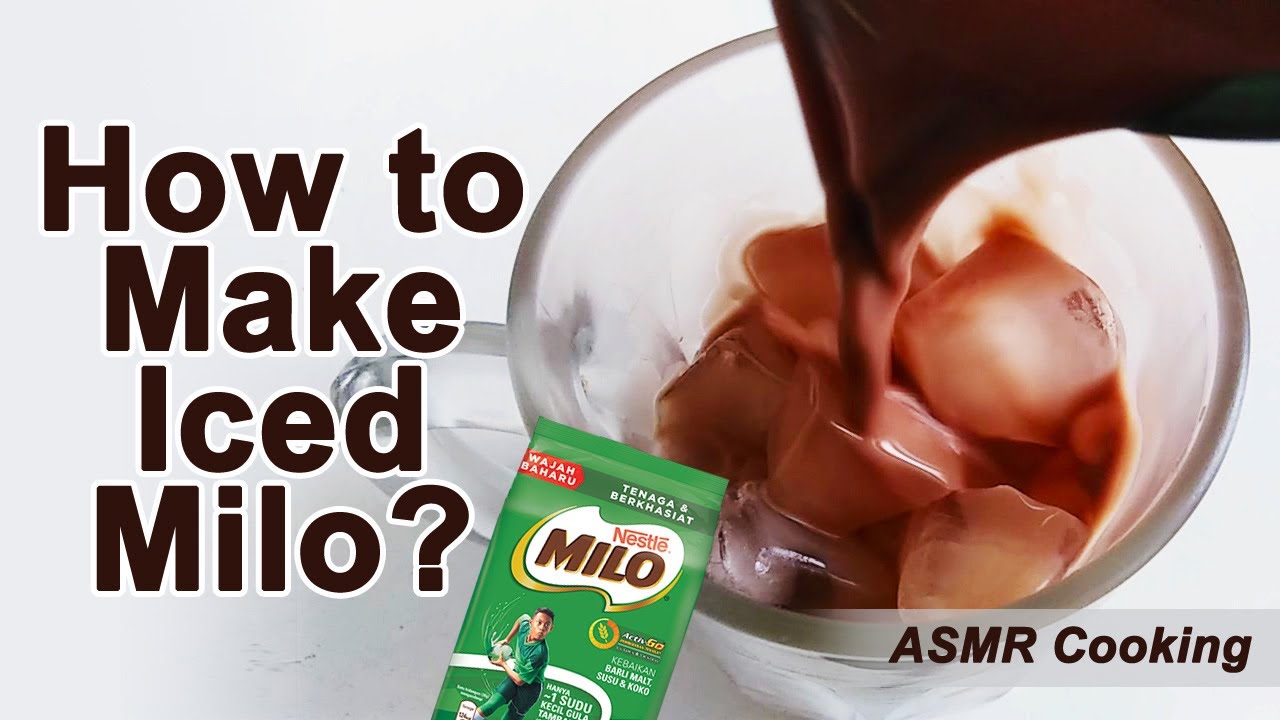 How to Make Iced Milo? | Easy Milo with Evaporated Milk, Condensed Milk, Hot Water, and Ice