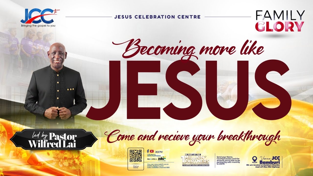 Pastor Wilfred Lai || Family Glory Service  || Live from Jesus Celebration Centre Bamburi — Mombasa