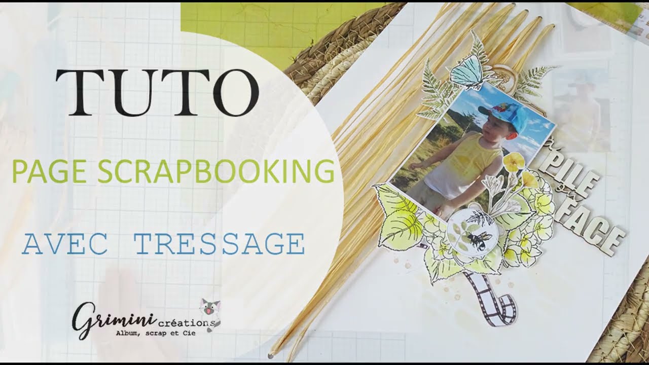 Tuto - page avec tissage raphia - griminicreations