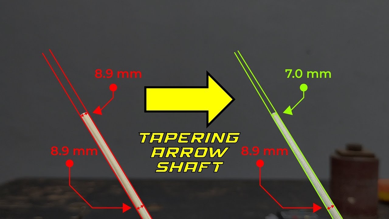 Cara Membuat Shaft Anak Panah Taper (Mudah, Cepat dan Bagus)