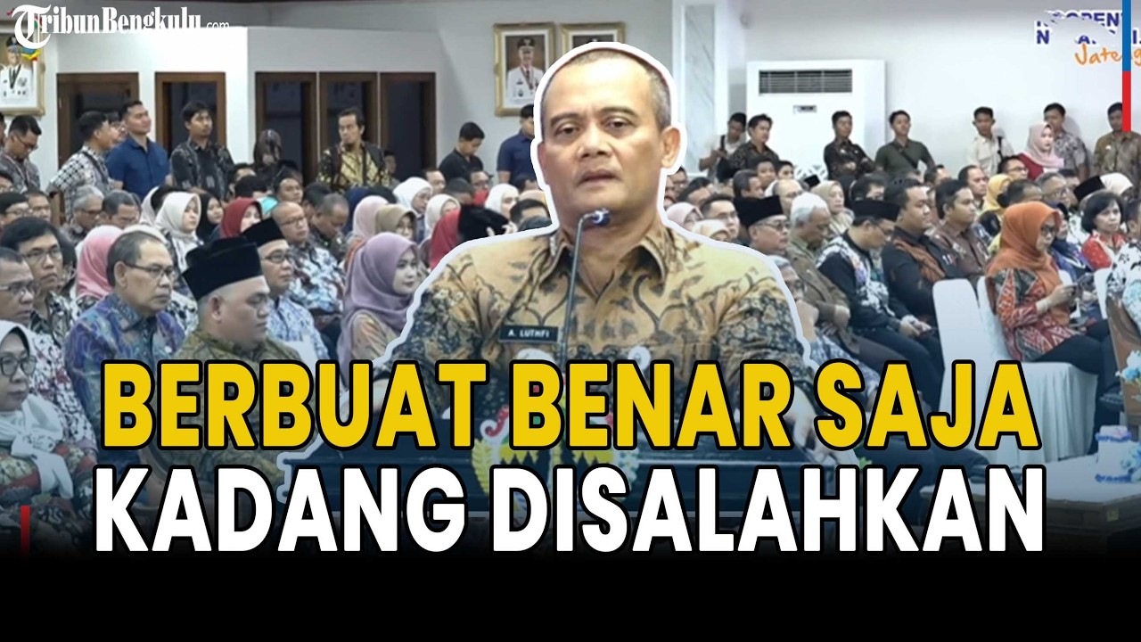 Pesan Gubernur Jateng: Berbuat Benar Saja Kadang Disalahkan, Apalagi Berbuat Salah