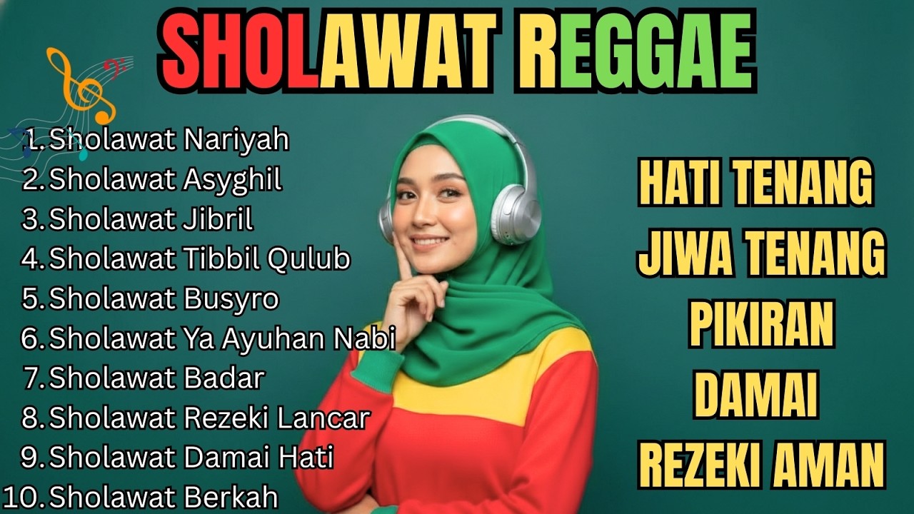 🎶 Sholawat Reggae Santai Easy Listening | Adem Banget 🎶