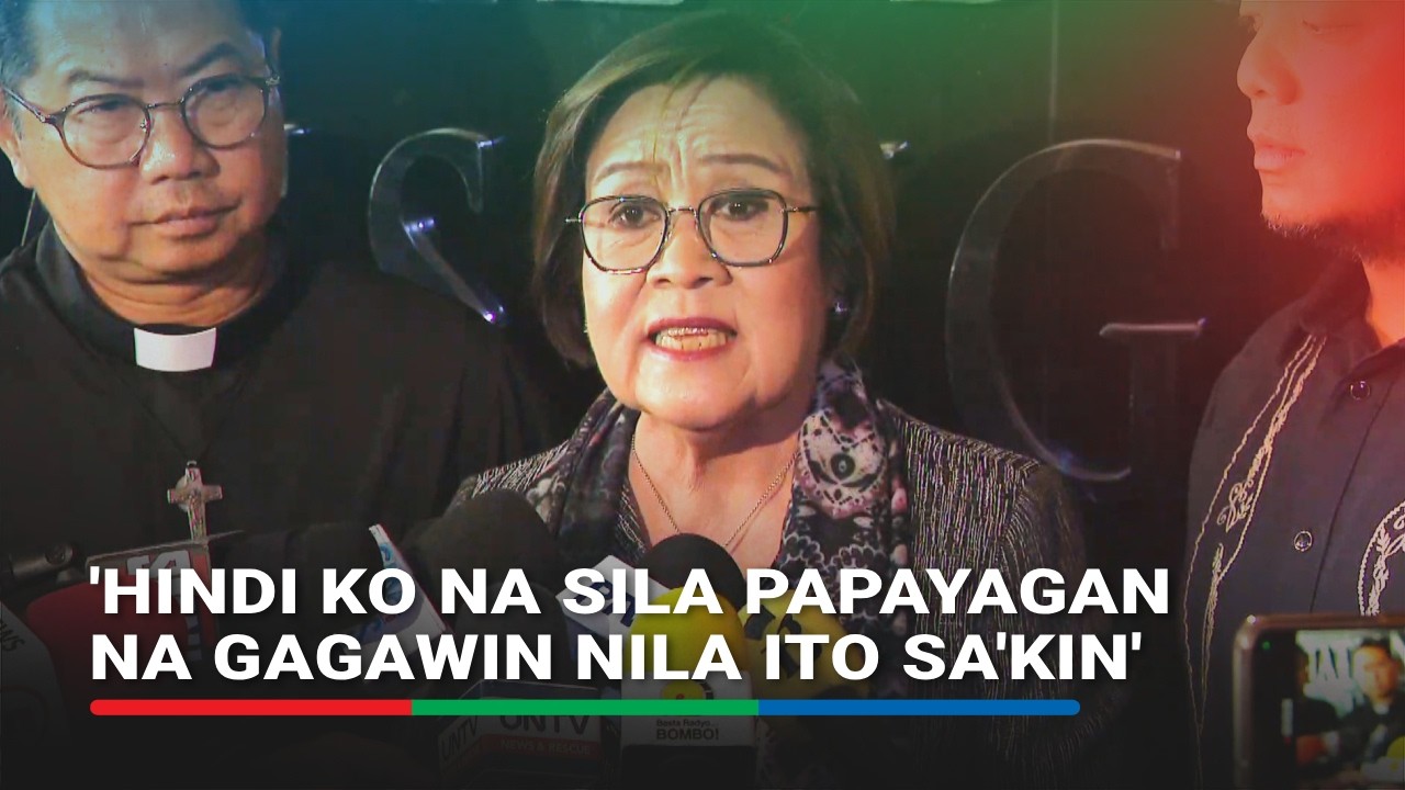 De Lima nagsampa ng mga kasong libel, perjury vs 18 'ex-Marines'