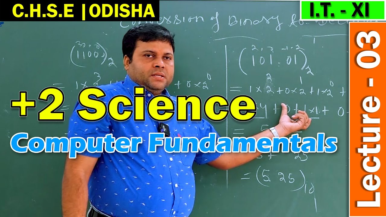 IT | Computer Fundamentals | Lecture 3 | +2 Science Online Class | CHSE Odisha