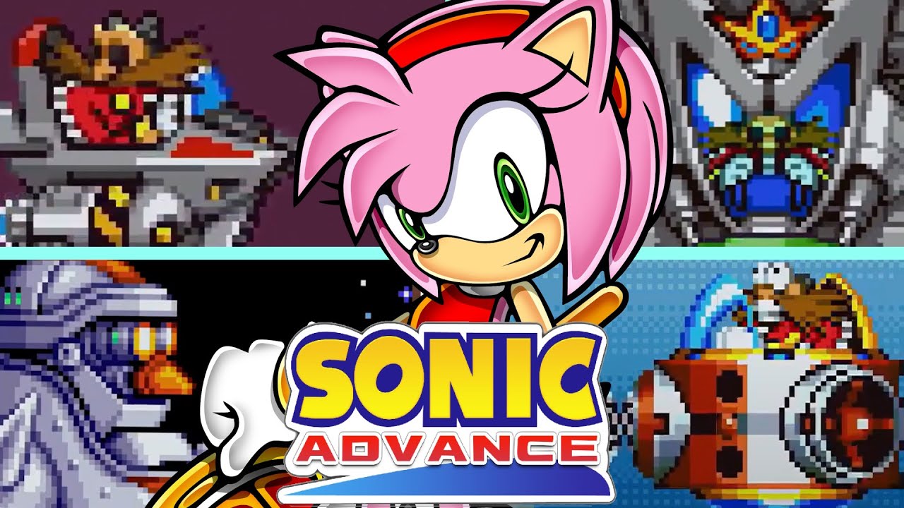 SONIC ADVANCE SERIES - All Final Bosses (As Amy)