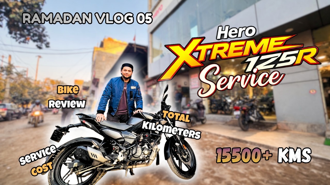 Hero Xtreme 125r Bike Service | Ramzan Vlog 5 | Sahil's Way