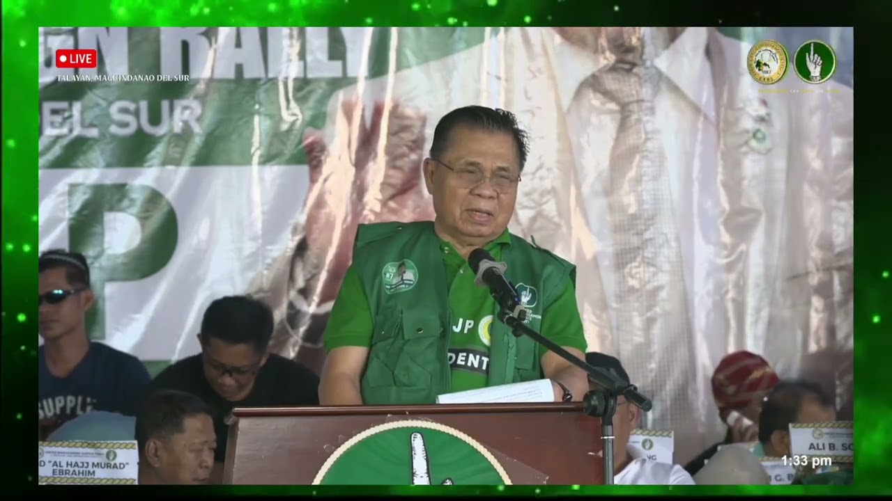 MENSAHE NI MILF CHAIRMAN ALHAJ MURAD EBRAHIM GINANAP SA TALAYAN