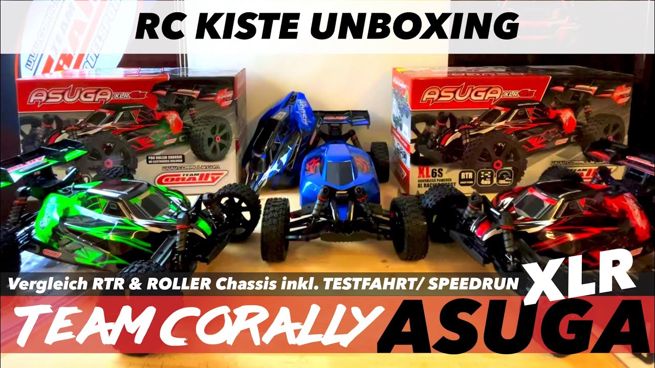 TEAM CORALLY ASUGA XLR 6s UNBOXING // Drag Test & Speedrun - Vergleich mit dem KRONOS & RADIX DE