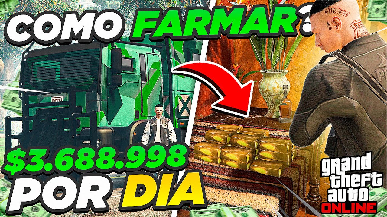 MELHOR ROTINA de FARM SOLO! COMO GANHAR DINHEIRO no GTA 5 ONLINE