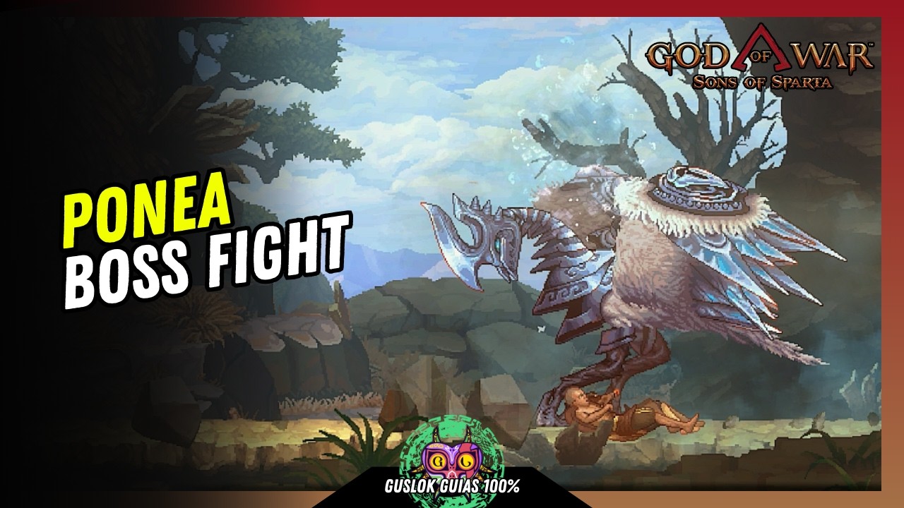 Ponea Boss Fight &ndash; God of War Sons of Sparta ⚔️ Gu&iacute;a 100% 🏆