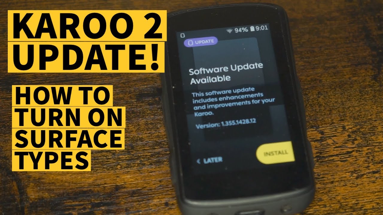 Hammehead Karoo 2, Jan 2023 Update : How To Enable Suface Types