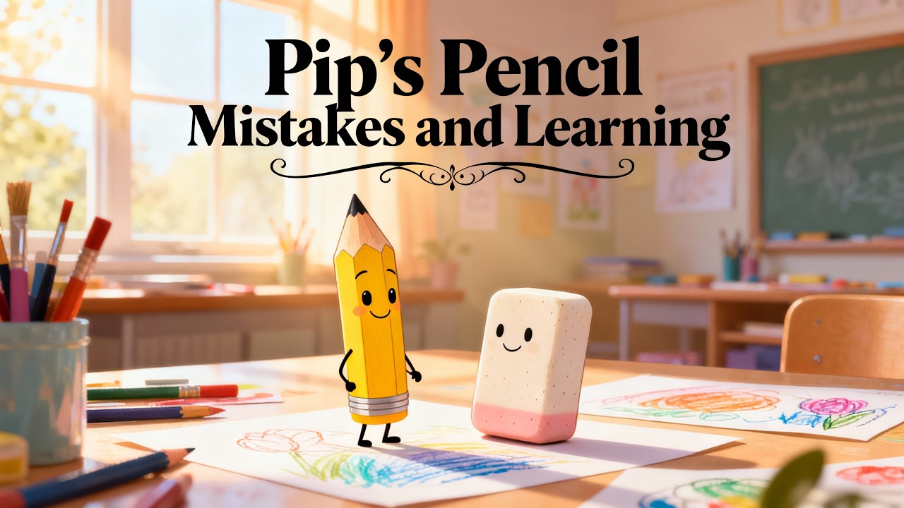 Pip's Pencil Mistakes and Learning