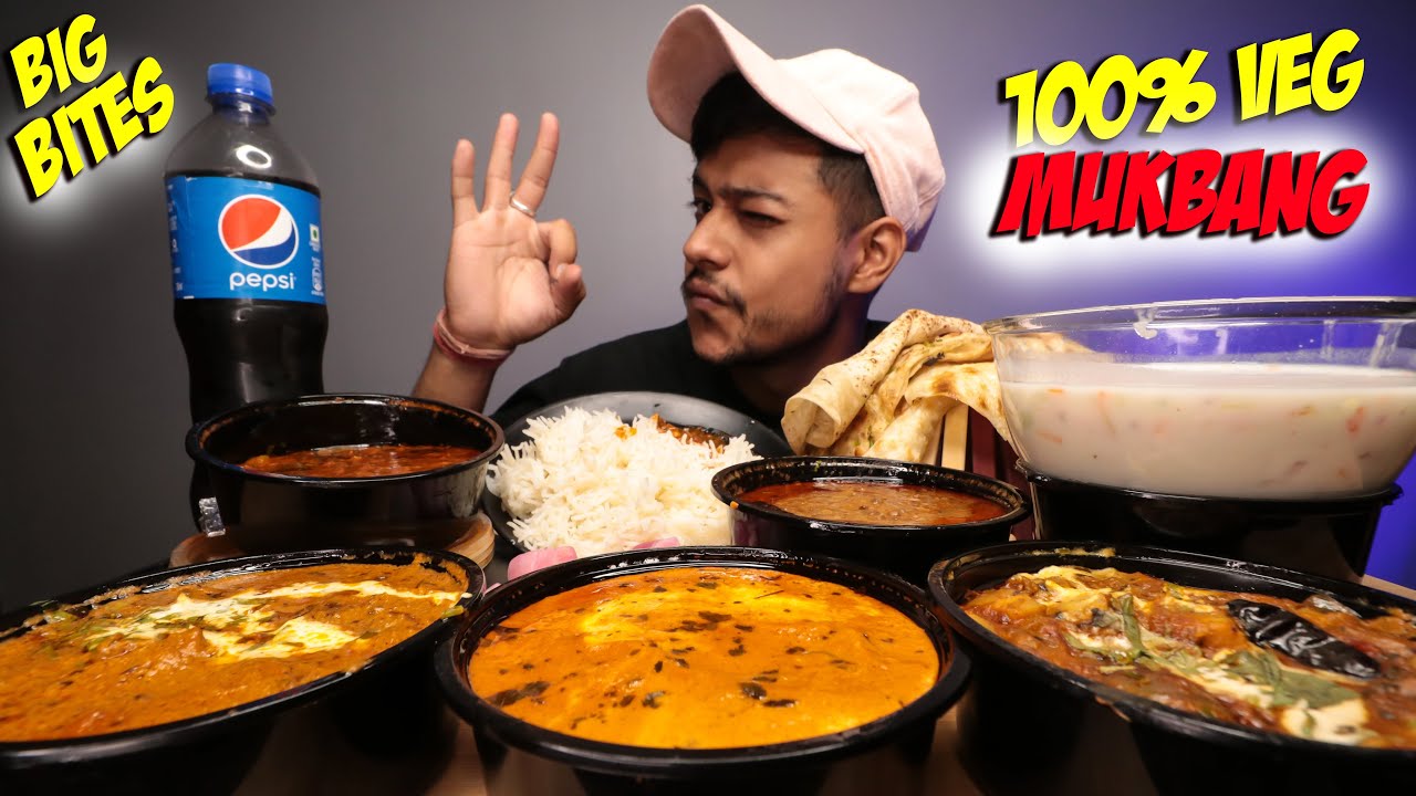 Butter Chaap, Paneer Butter Masala, Kadhai Mushroom, Naan, Etc | Mukbang | Praveen Salal