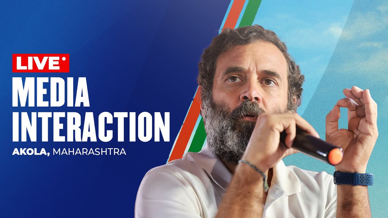 Media Interaction | Bharat Jodo Yatra | Maharashtra